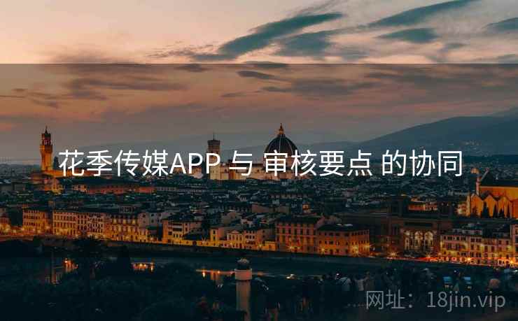 花季传媒APP 与 审核要点 的协同 花季传媒APP 与 审核要点 的协同