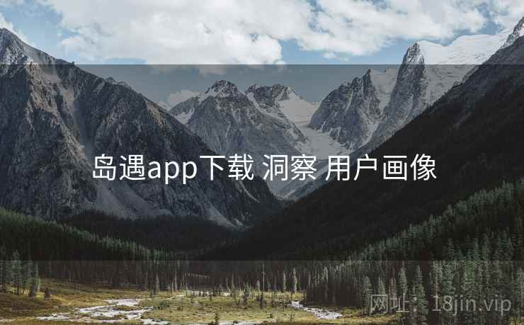 岛遇app下载 洞察 用户画像